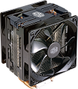 Кулер для процессора Cooler Master CPU Cooler Hyper 212 Turbo Black LED, 600 - 1600 RPM, 150W, Full Socket Support