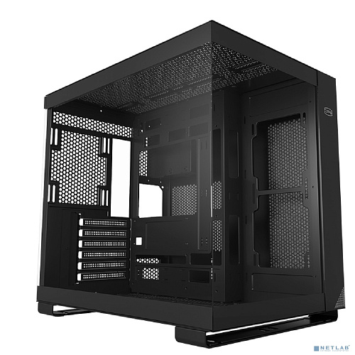 Корпус без блока питания/ PCCOOLER C3 T500 BK, Panoramic Mid Tower, Black, TG, 0.7 SPCC, no fans ATX, mATX, mITX 175/400/200mm 1x2.5", 2x3.5", 6xPCI 1