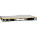 Коммутатор Allied Telesis 48 Port Fast Ethernet WebSmart Switch with 4 uplink ports (2 x 10/100/1000T and 2 x SFP-10/100/1000T Combo ports)