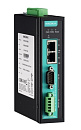 1-портовый усовершенствованный преобразователь RS-232/422/485 в Ethernet с расширенным диапазоном температур