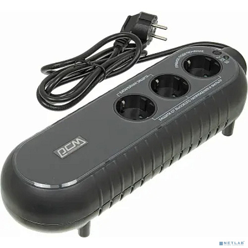 PowerCom WOW-300(A) ИБП {OffLine, 300VA/165W, Tower, 3xEURO} (41484)