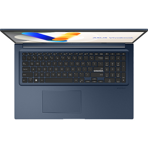 Ноутбук/ ASUS X1704ZA-AU343 17.3"(1920x1080 (матовый) IPS)/Intel Core i5 1235U(1.3Ghz)/16384Mb/512PCISSDGb/noDVD/Int:Intel Iris Xe Graphics/Cam/BT