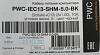 Шнур питания Hyperline PWC-IEC13-SHM-5.0-BK C13-Schuko проводник.:3x1.0мм2 5м 250В 10А (упак.:1шт) черный