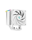 Кулер для процессора DEEPCOOL AK500 DIGITAL WH LGA20XX/1700/1200/115X/AM5/AM4 (9шт/кор, TDP 240W, PWM, Fan 120mm, 5 тепл. трубок, Copper Base, белый)
