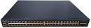 Коммутатор Gigabit Ethernet OSNOVO SW-48G4X-L2 Управляемый L2+ коммутатор Gigabit Ethernet на 52 порта. Порты: 48 x GE (10/100/1000Base-T) + 4 x 1G/10