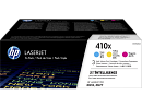Картридж Cartridge HP 410X для CLJ M377/M452/M477, тройная упаковка (CF411X+CF412X+CF413X)
