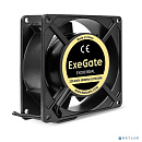 Exegate EX289011RUS Вентилятор 220В AC ExeGate EX09238SAL (92x92x38 мм, Sleeve bearing (подшипник скольжения, алюминиевый корпус, подводящий провод 30