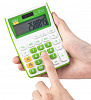 Калькулятор настольный Deli E1122/GRN зеленый 12-разр.