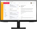 Монитор/ HP P24h G4 23.8-inch Monitor 23.8'' (1920 x 1080), IPS, 178/178, 5мс, 250nit, DP/HDMI/VGA, noUSB, Audio, LTSP, 1y 23.8"(1920x1080)/ (Ghz)