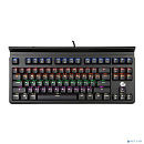 Клавиатура игровая Gembird KB-G520L ,{USB, механические переключатели, 87 клавиш,подсветка Rainbow 10 режимов, провод 1.8м, подставка под телефон}