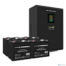Exegate EX296661RUS Комплект ИБП EX296004RUS + батарея 55Ач EX285667RUS 4шт (инвертор, синус, для котла, настенный) FineSine SX-5000.LCD.AVR.2SH.T <50