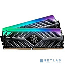 Модуль памяти ADATA 32GB (2x16GB) DDR4 UDIMM, XPG SPECTRIX D41, 3200MHz CL16-20-20, 1.35V, RGB, Серый Радиатор