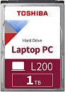 Жесткий диск/ HDD Toshiba SATA3 1Tb 2.5"" L200 Slim 5400 128Mb 1 year warranty