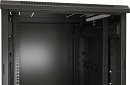 Шкаф коммутационный Hyperline (TTB-2268-DD-RAL9004) напольный 22U 600x800мм пер.дв.перфор. задн.дв.перфор. 800кг черный 710мм 70.1кг 1166мм IP20 сталь