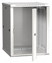 Шкаф коммутационный ITK Linea W (LWR3-12U66-GF) настенный 12U 600x600мм пер.дв.стекл задн.дв.стал.лист 90кг серый 500мм 32кг 200град. 635мм IP20 IK08