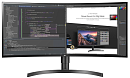 LG 34" 34WL75C-B IPS LED, изогнутый, 3440х1440, 5ms, 300cd/m2, 1000:1 (Mega DCR), 178°/178°, HDMI*2, DP, MM, HDR10, 60Hz, HAS, Tilt, Black