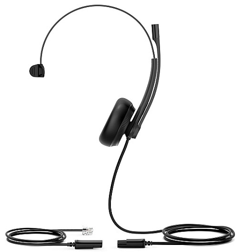 Гарнитура YEALINK YHS34 Mono Моно, Проводная, HD звук, QD, RJ9, шт
