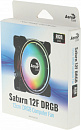Вентилятор Aerocool Saturn 12F 120x120mm черный 4-pin (Molex)20dB 140gr Ret