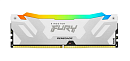 Оперативная память Kingston 16GB 7600MT/s DDR5 CL38 DIMM FURY Renegade RGB White XMP