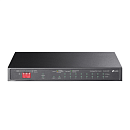 коммутатор TP-Link TL-SG1210PP, 10-Port Gigabit Desktop Switch with 6-Port PoE+ and 2-Port PoE++, 123 W, 250m
