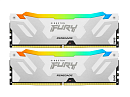 Оперативная память Kingston 32GB 8000MT/s DDR5 CL38 DIMM (Kit of 2) FURY Renegade RGB White XMP