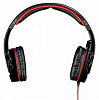 Наушники с микрофоном Hama Fire Starter черный/красный 2м мониторные оголовье (00053987)