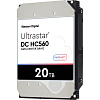 Жесткий диск WD Жесткий диск/ HDD SATA Server 20Tb Ultrastar DC HC560 7200 6Gb/s 512MB 1 year warranty