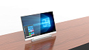 [WR-15HD Touch (silver)] Настольный врезной монитор Helios Dusk Wize Pro 15,6" угол наклона: ручной, 0-110 градусов, толщина монитора 8 мм, без лифта,