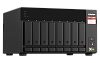 Система хранения данных QNAP SMB QC 2,2GhzCPU/8Gb(upto64Gb)/upto 8HDD, up to 24 with TL-D800C/SATA(3,5'' 2,5")/ 4xUSB3.2/2xExp.slot/2x2,5Gb/iSCSI/1xPS