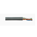 Кабель Кабель LANMASTER патч-кордовый UTP, 4x2, кат 5E, 350Mhz, LSZH, серый, 305 м