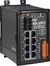 Коммутатор 8 x 10/100BaseTX, 1 x 10/100BaseFX, одномод, разъем SC, металлический корпус
