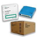 Ленточные картриджи HPE LTO-9 Ultrium 45TB RW Non Custom Labeled 20 Data Cartridges with Cases (20 x Q2079A с наклейкой)