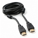 Cablexpert CCF2-HDMI4-10, Кабель HDMI 3м, v2.0, 19M/19M, черный, позол.разъемы, экран, 2 ферр кольца, пакет