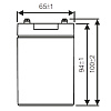 Аккумулятор WBR GP1290 F2