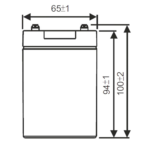 Аккумулятор WBR GP1290 F2
