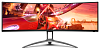 49" AOC AG493UCX Curved 1800R 5120x1440 120Гц VA LED 32:9 4ms 2*HDMI DP USB-C/4xUSB3.2 80M:1 3000:1 178/178 550cd Tilt HAS Swivel Speakers 2*5w Black