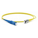 Hyperline FC-S2-9-SC/UR-ST/UR-H-15M-LSZH-YL Патч-корд волоконно-оптический (шнур) SM 9/125 (OS2), SC/UPC-ST/UPC, 2.0 мм, simplex, LSZH, 15 м