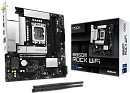 Материнская плата ASROCK B860M Rock WiF, LGA1851, B860, 4*DDR5, 4*SATA, 4*M.2, 4*USB 3.2, 3*USB 2.0, Type-C, 2*PCIx16, 1*M.2 (Key E), HDMI, mATX