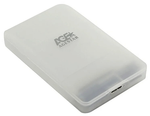 AgeStar 3UBCP3 SATA пластик белый 2.5"
