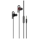 HOCO M84/ Наушники + микрофон/ Кнопка ответа/ 1.2м/ 3.5 mm jack/ Black