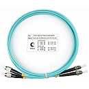 Cabeus FOP-50-FC-ST-1,5m Шнур оптический duplex FC-ST 50/125 mm OM3 1,5м LSZH