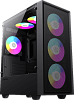 Компьютерный корпус mATX, без блока питания/ Gamemax STORM BK mATX case, black, w/o psu, w/1xUSB3.0+2xUSB2.0, Combo Audio, w/1x12cm FRGB rear fan