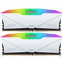 Модуль памяти Apacer 16GB DDR4 3200 DIMM OC NOX RGB WHITE AURA2 w/HS, kit 2x8GB CL16, 1.35V