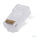 Filum FL-NA-PLUG6-1 Коннектор RJ-45, 6 кат., 8p8c, 30 мкм, универсальный, для одножильного и многожильного кабеля, уп/100 шт