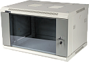 Шкаф коммутационный Lanmaster TWT-CBWPG-18U-6X6-GY 18U 600x600мм пер.дв.стекл задн.дв.спл.стал.лист 60кг серый