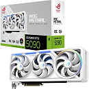 Видеокарта ASUS RTX5090 ROG ASTRAL OC WHITE 32GB GDDR7 512bit 3xDP 2xHDMI 4FAN RTL (ROG-ASTRAL-RTX5090-O32G-WHITE)
