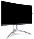 27" AOC AGON AG273QX 2560x1440@165Hz VA LED 16:9 1ms 2*HDMI 2*DP 4*USB 3.0 50M:1 3000:1 178/178 400cd HAS Pivot Swivel Tilt Speakers Microphone Black-