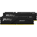 Модуль памяти Kingston 32GB DDR5 5200 DIMM FURY Beast Black Gaming Memory KF552C40BBK2-32 Non-ECC, CL40, 1.25V, KF552C40BBK2-32 1RX8 (Kit of 2), RTL (
