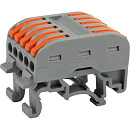 Rexant 07-5236 Клемма СМК 222-425D проходная 5-полюсная, с креплением на DIN-рейку (0,08-4 мм?) серая (20 шт./уп.)