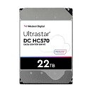 Жесткий диск Western Digital Ultrastar DC HС570 HDD 3.5" SATA 22TB, 7200 rpm, 512MB buffer, 512e, 0F48155, 1 year